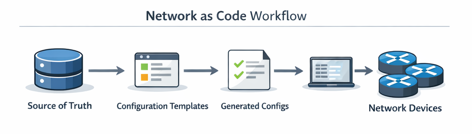 Network Configuration As Code Workflow