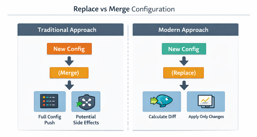 Replace vs Merge