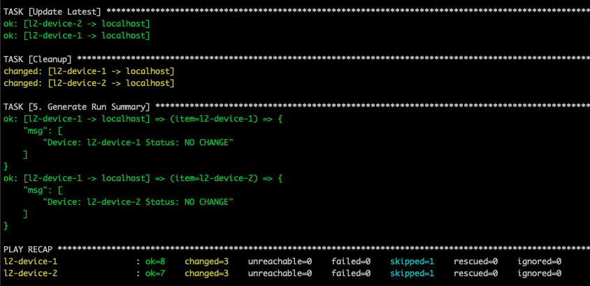Ansible Playbook Run 1